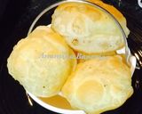 A picture of step 7 of Ajwain Puri.