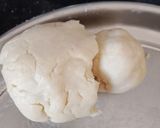 A picture of step 1 of Milk powder Gulab jamun.