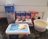 Foto del paso 1 de la receta: Primer pastel de tres chocolates
