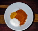 A picture of step 1 of South Indian Chicken Crispy Fry.