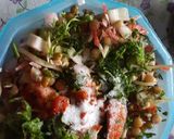 A picture of step 4 of Mix sprouts n mix vegetables salad 🥗.