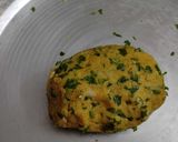 A picture of step 3 of Barley flour and leftover poha thepla.