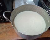 A picture of step 2 of Poundo yam.