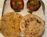 A picture of step 7 of Mango puran poli.