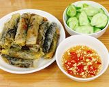 Hình bước làm 6 của món Chả giò thịt cuộn rong biển