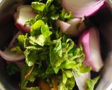 A picture of step 2 of French beans gravy.