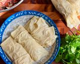A picture of step 5 of Steamed Bean Curd Rolls (Classic Dim Sum Dish).