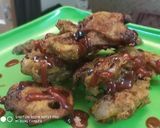 A picture of step 6 of Cornflour Onion Fritters.