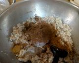 A picture of step 4 of Chicken Qeema.