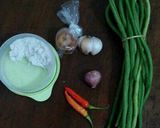 Foto langkah ke 1 dari resep Tumis kacang panjang pedas manis.