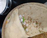 A picture of step 2 of Triply paratha (healthy breakfast).