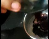 A picture of step 4 of Eggless Wheat flour Dark Chocolate Cake.