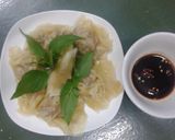 Hình bước làm 5 của món Hoành thánh tôm thịt