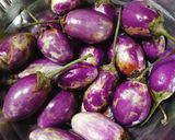 A picture of step 1 of Rajasthani Stuffed Eggplant.