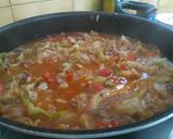 Foto del paso 10 de la receta: Repollo en cintas con tuco