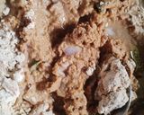 A picture of step 3 of Sattu Makha / Sattu Chokha.