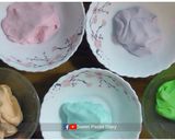 รูปขั้นตอนการทำที่ 4 ของ บัวลอย 5 สี เพิ่มลูกเล่นเป็นลายกุหลาบ