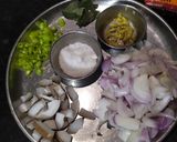 A picture of step 1 of Brown Rice flour Mysore Bondas.