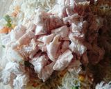 Foto del paso 3 de la receta: Ensalada jardinera con pollo