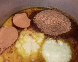 A picture of step 3 of Seekh Kabab.