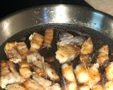 Hình bước làm 3 của món Cá dứa rang thịt
