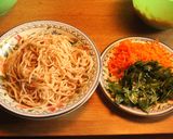 Foto del paso 9 de la receta: Spaguettis integrales y ensaladas