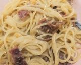 Foto langkah ke 5 dari resep Spaghetti Carbonara Tanpa Tepung.
