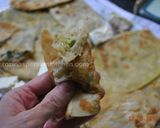 A picture of step 13 of Stuffed Flat Naan Bread (Kelane/Bolani)نان کلانه.
