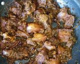 A picture of step 5 of Wet fried pork.
