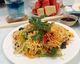 Hình bước làm 2 của món Mì gói xào rau củ