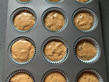 Banana-chocolate protein muffins