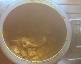A picture of step 4 of Bihari style Mutton.
