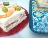 Foto del paso 6 de la receta: Pastel Sándwich de Langostinos 🦐 y Palito de Cangrejo 🦀