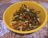 Foto del passaggio 5 della ricetta Insalata di fagiolini e uova strapazzate