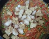 Foto langkah ke 6 dari resep Kakap Tahu Asam Pedas.