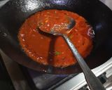A picture of step 5 of Singaporean rice.