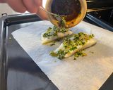 Foto del paso 7 de la receta: Bacalao al horno con costra de lino y perejil