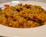 Foto del paso 5 de la receta: Arroz con champiñones y sobras de carrilleras