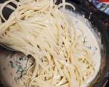 Foto del paso 6 de la receta: Fetuccini en crema y espinacas