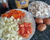 Foto del paso 1 de la receta: Sopa de verduras con huevo