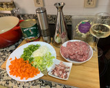 Foto del paso 1 de la receta: Musaca ibérica de berenjena y calabacín