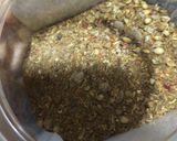 A picture of step 2 of Dahi bara masala.