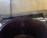 A picture of step 1 of Coconut veggies rice.