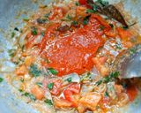 A picture of step 7 of Ambur chicken biryani.