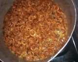 A picture of step 5 of Fried macaroni.