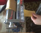 A picture of step 5 of Spinach ricotta ravioli (ravioli plnené špenátom a ricottou).