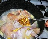 A picture of step 2 of Chicken shami kabab.