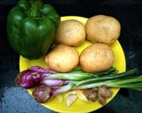 A picture of step 1 of Honey Chili Potato.