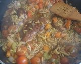 A picture of step 9 of Mediterranean Chicken Orzo.