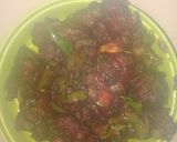 A picture of step 5 of Smokey chicken Manchurian.